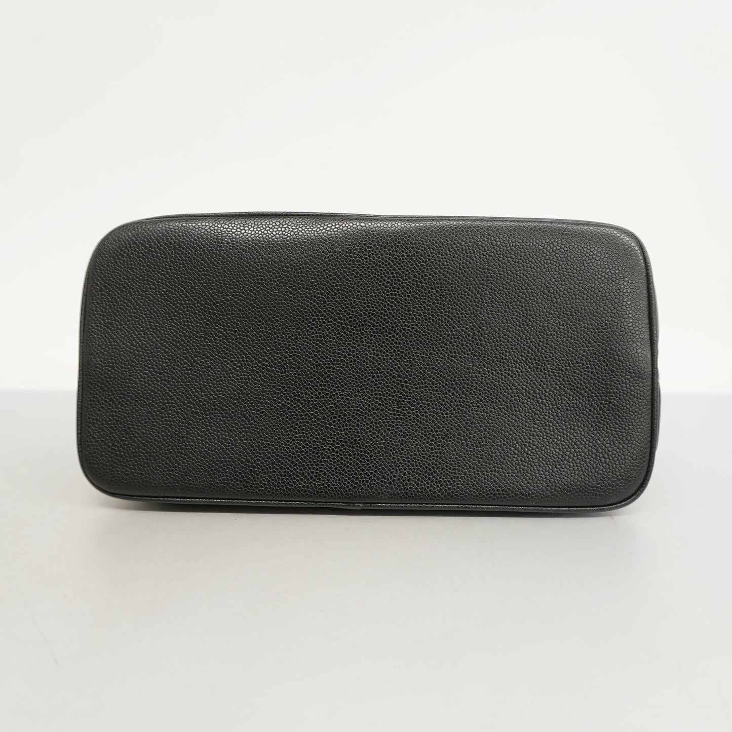 CHANELAuth  Reprint Tote Women's Caviar Leather Tote Bag Black