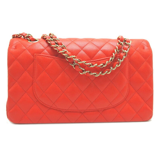 Luxury Chanel Matelasse 25 Chain Shoulder Women's Bag A01112 Caviar Skin Red