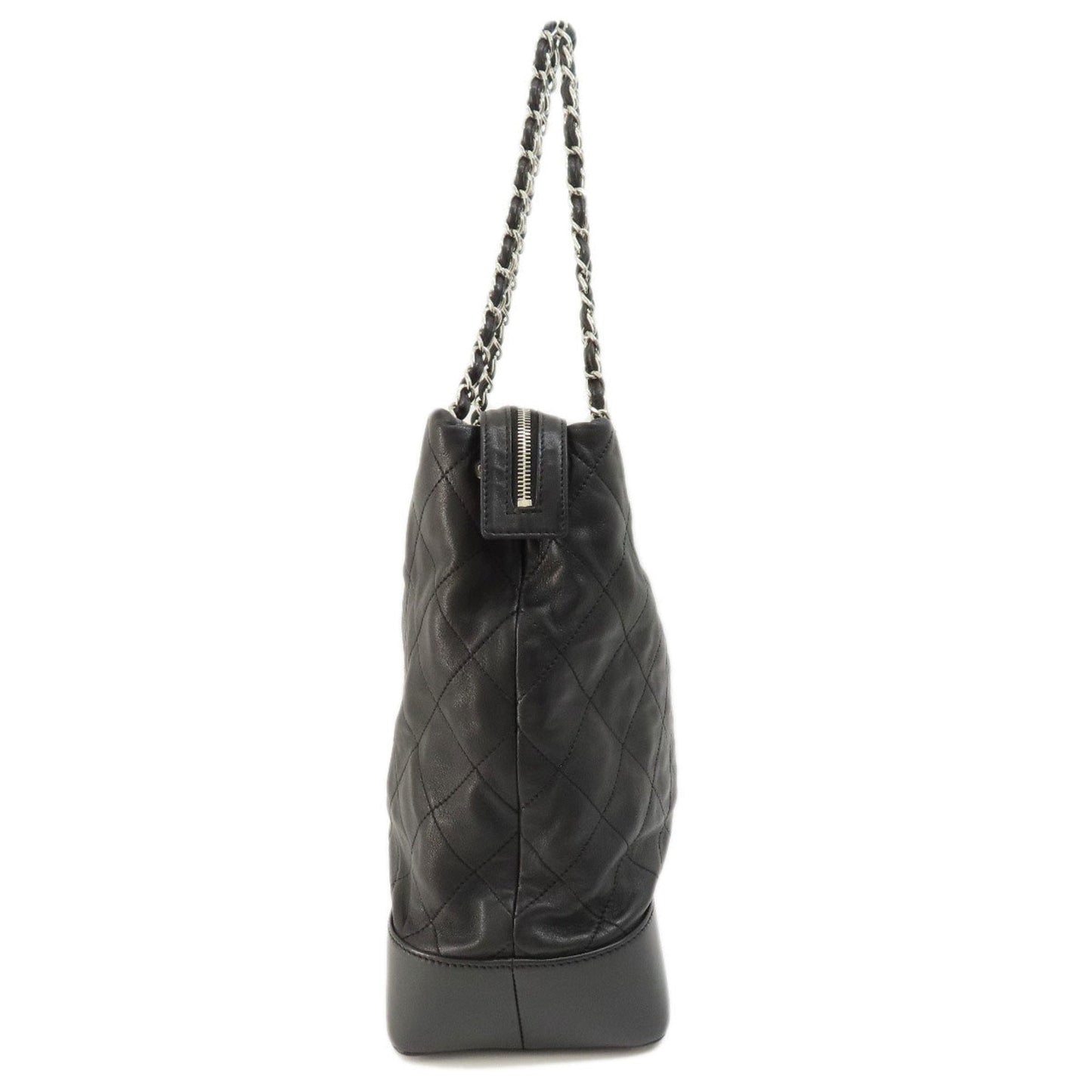 Luxury Chanel Chain Bag Matelasse Coco Mark Tote Lambskin Women's