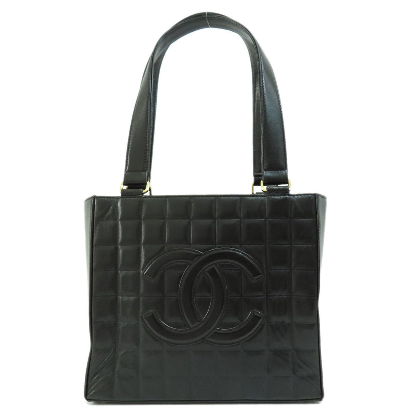 Luxury Chanel Chocolate Bar Handbag Leather Women's