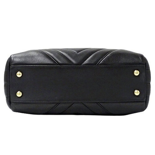 Luxury Chanel bag V stitch Lady's handbag shoulder 2way lambskin black