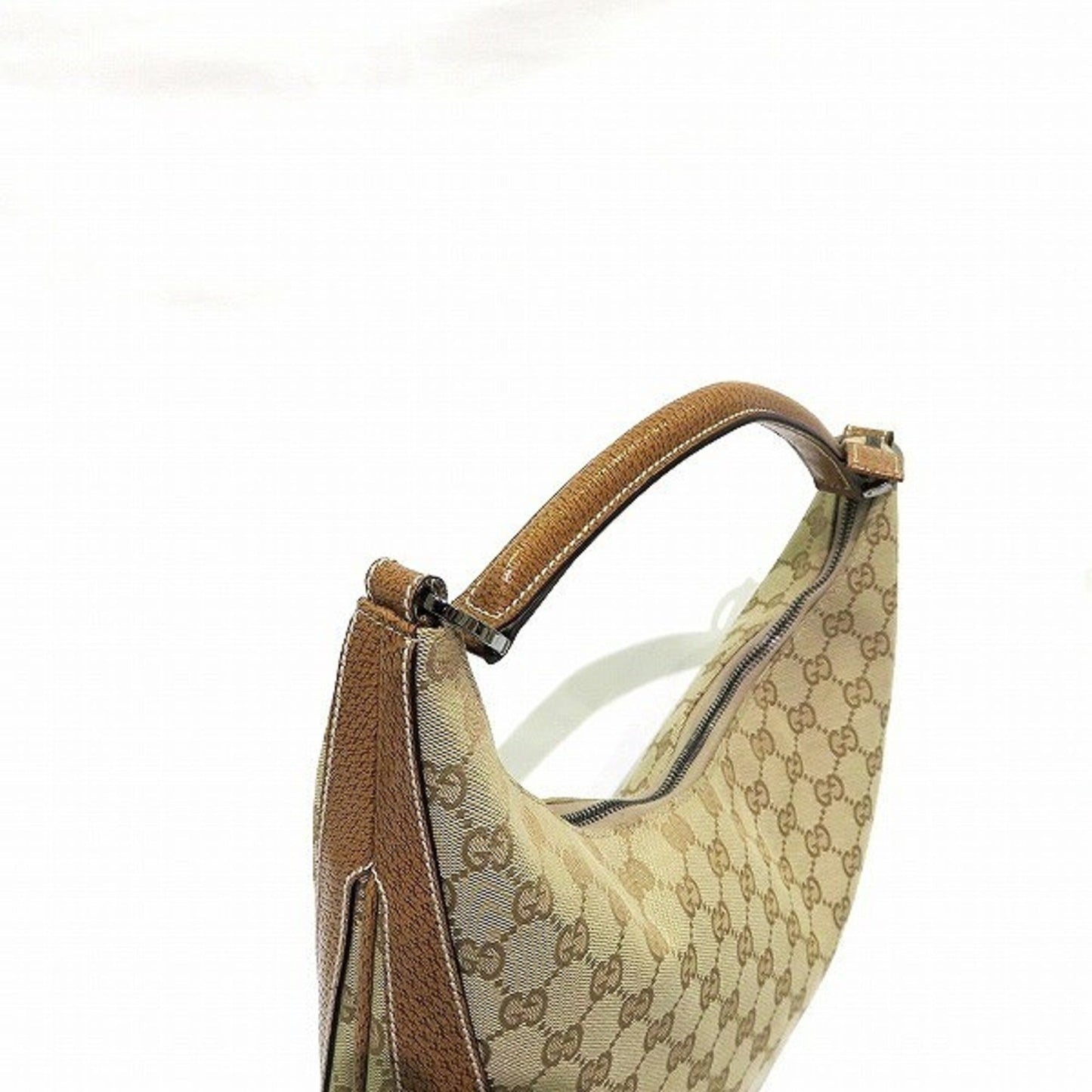 Luxury Gucci 124357 GG canvas bag shoulder ladies
