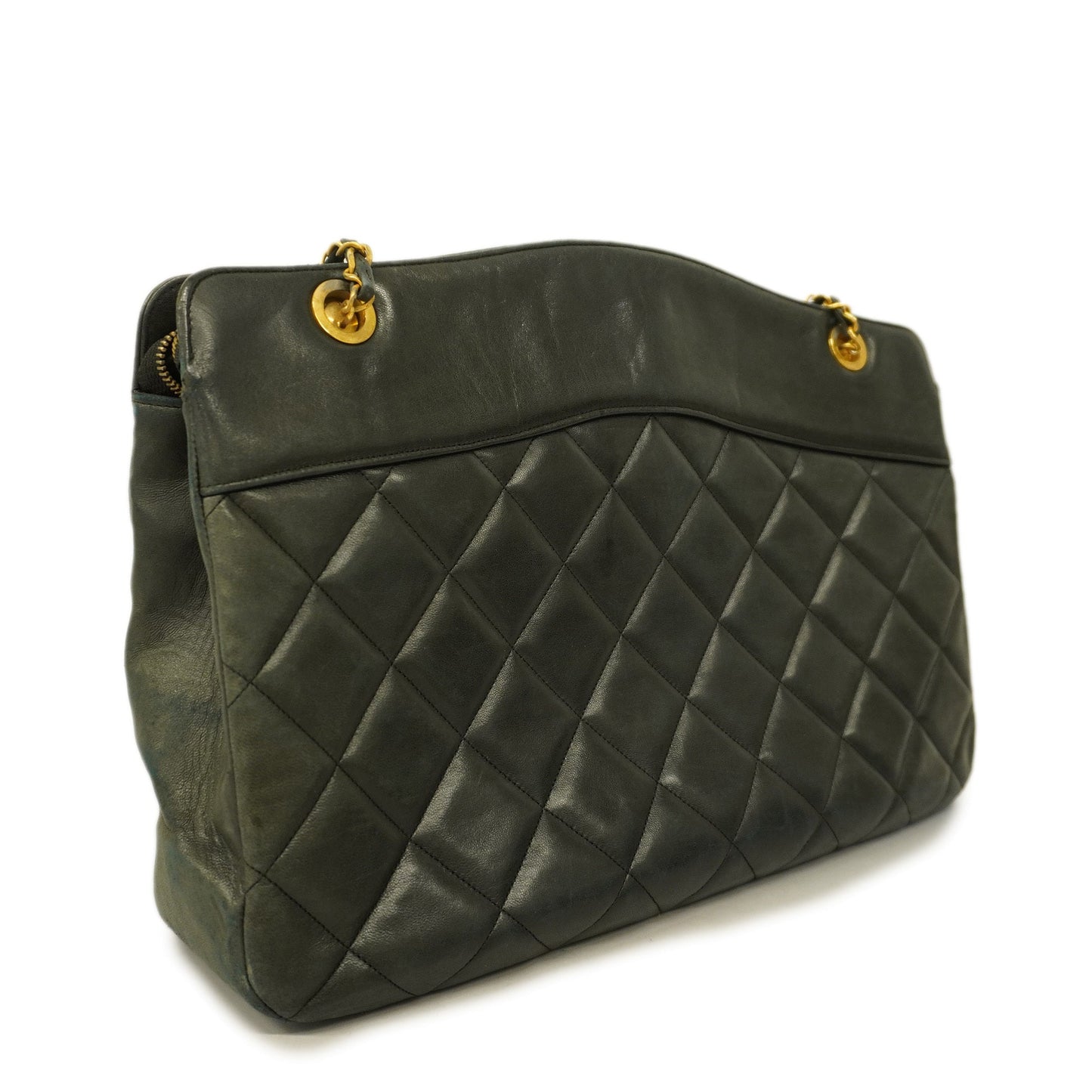 Luxury Chanel  Matelasse Chain Shoulder Women's Leather Shoulder Bag Black