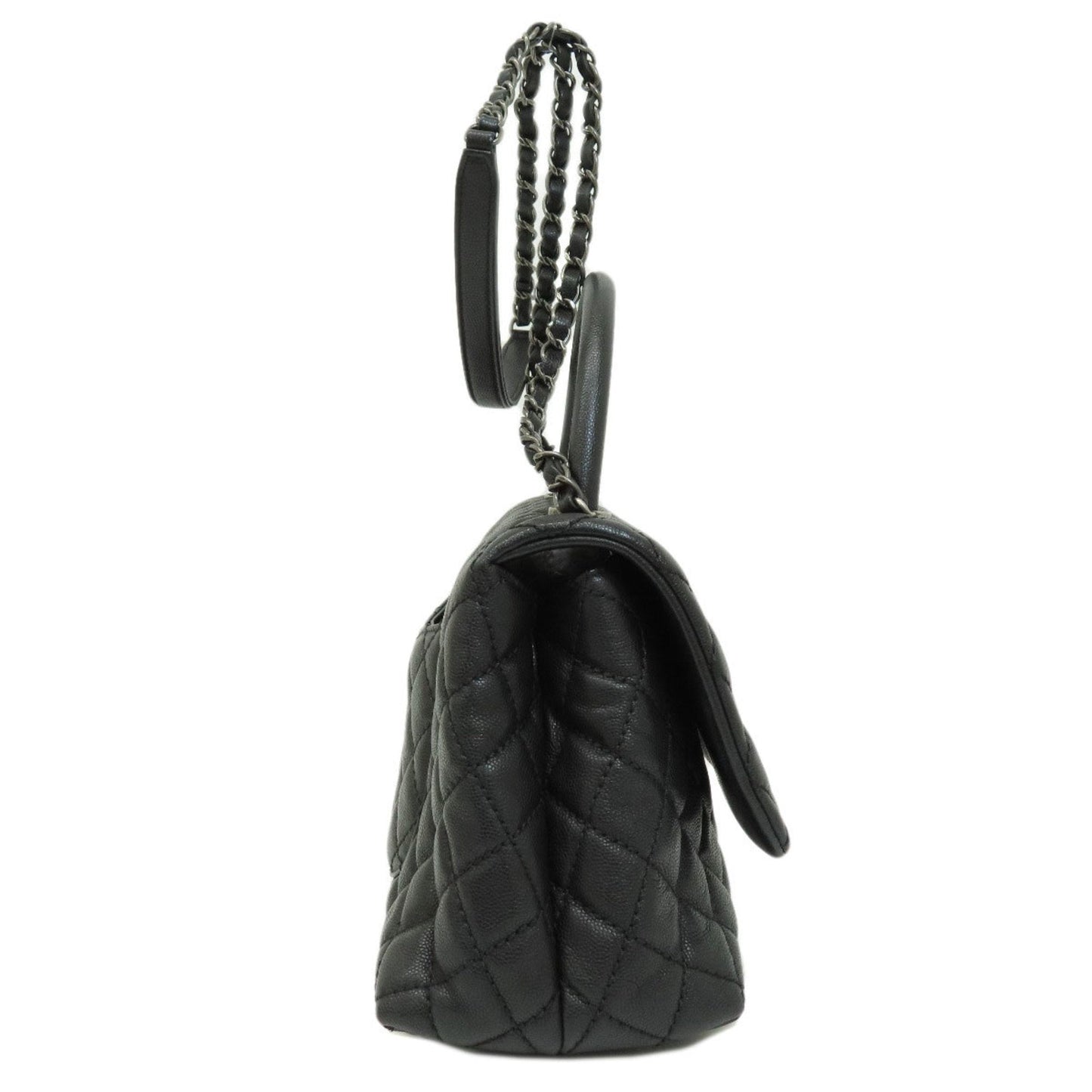 Luxury Chanel Matelasse Handbag Caviar Skin Women's