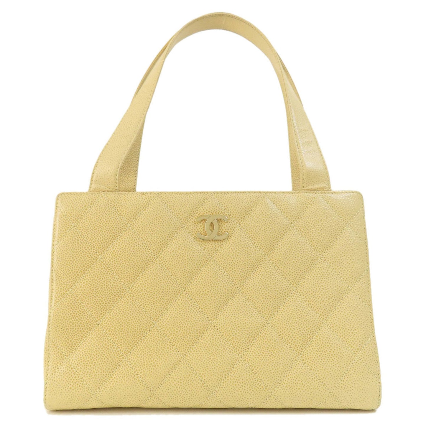 Luxury Chanel Matelasse Tote Bag Caviar Skin Women's