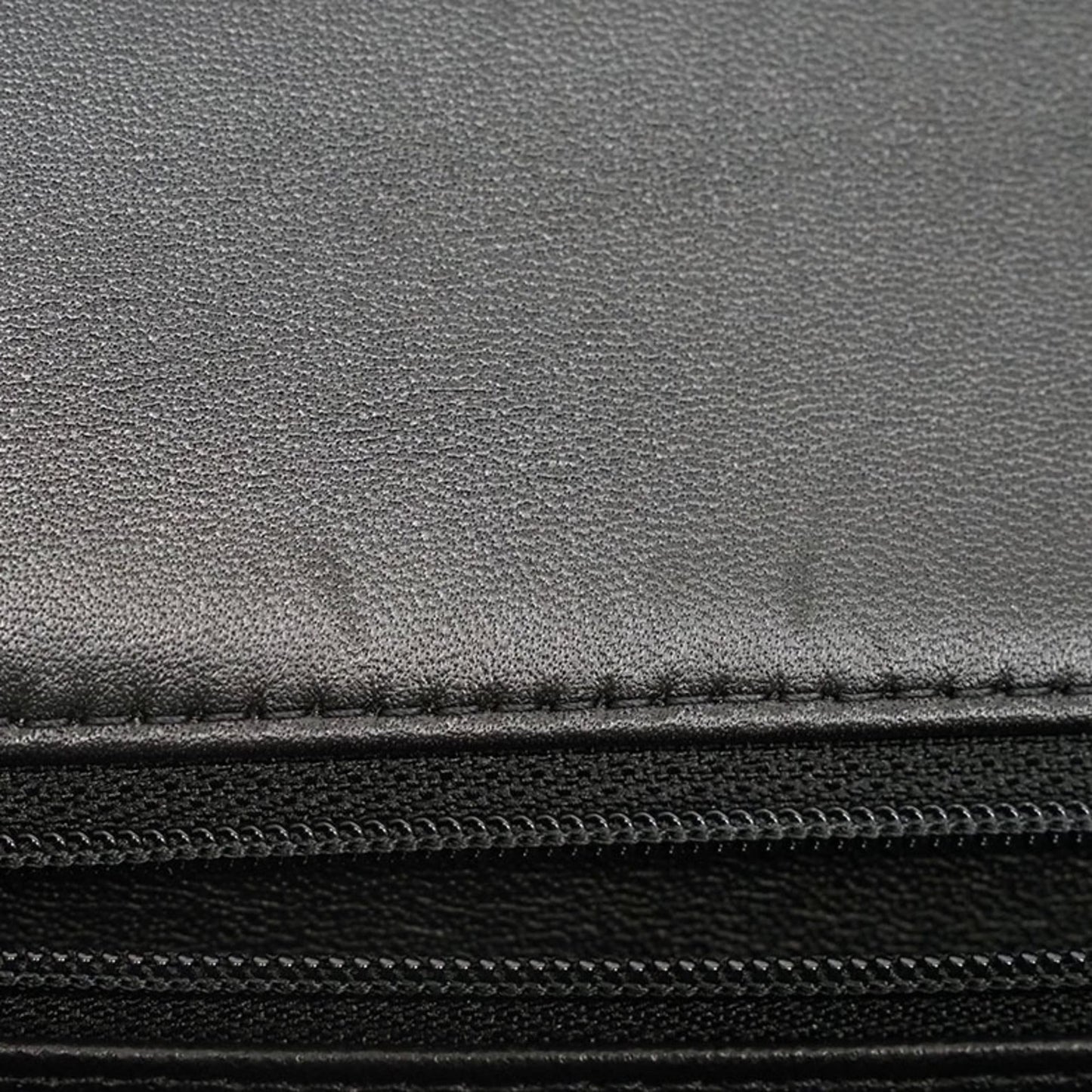 Chanel flap bag lambskin matelasse black shoulder ladies