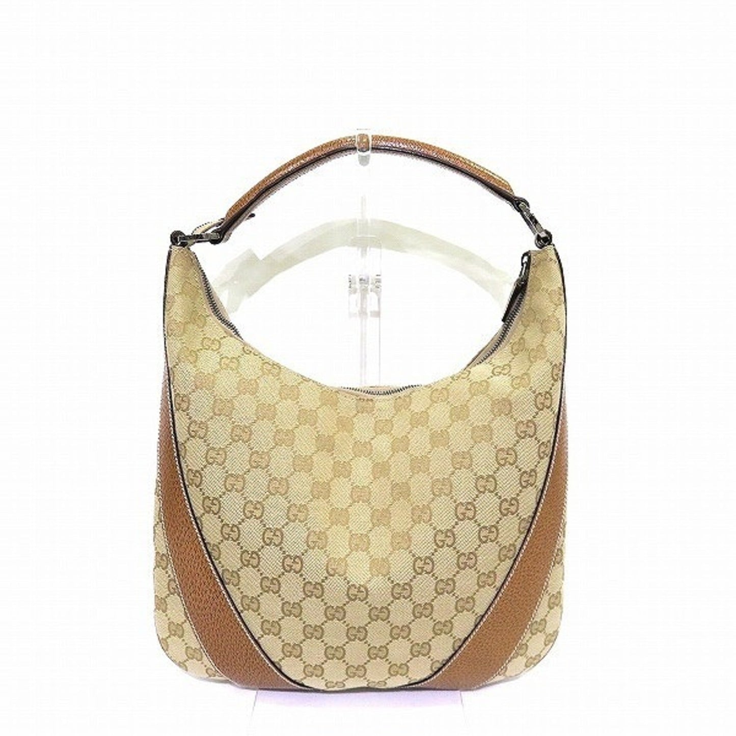 Luxury Gucci 124357 GG canvas bag shoulder ladies