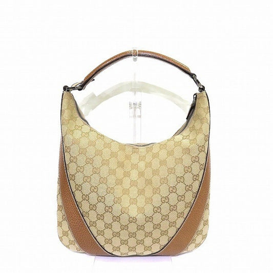 Luxury Gucci 124357 GG canvas bag shoulder ladies