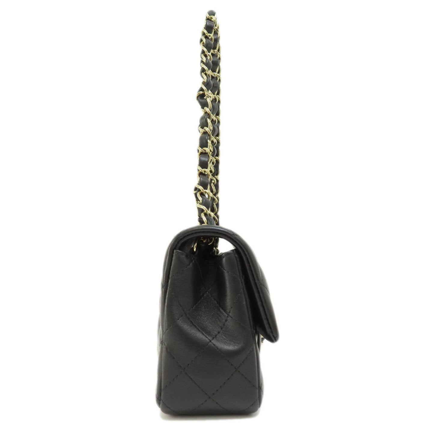 Luxury Chanel Matelasse Shoulder Bag Lambskin Women's