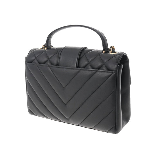 Luxury Chanel matelasse chain shoulder black ladies lambskin bag