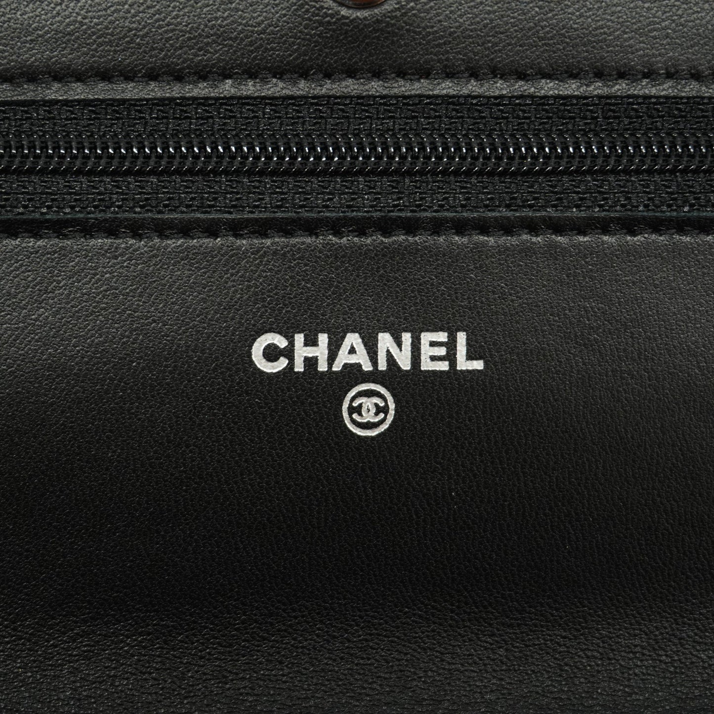 CHANEL  Matelasse Chain Shoulder Gold Hardware Women's Lambskin Black