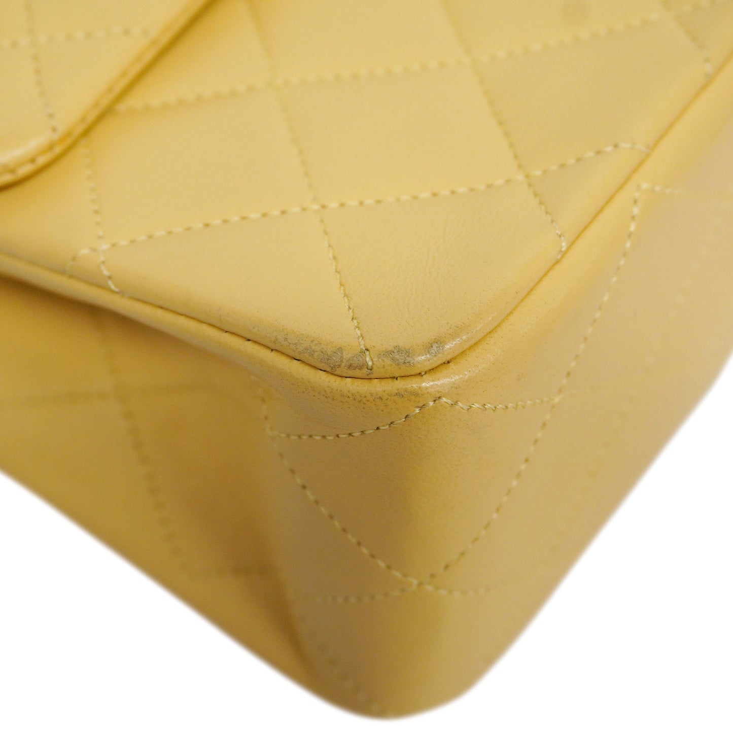 CHANEL  Matelasse W Flap W Chain Women's Leather Shoulder Bag Beige