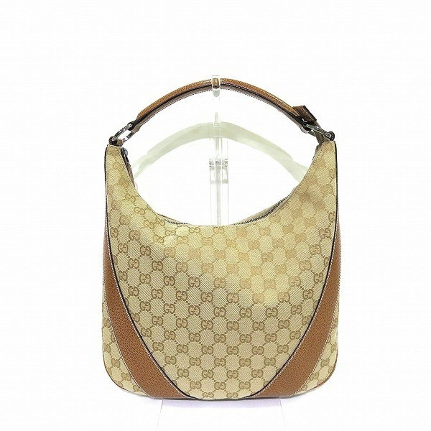 Luxury Gucci 124357 GG canvas bag shoulder ladies