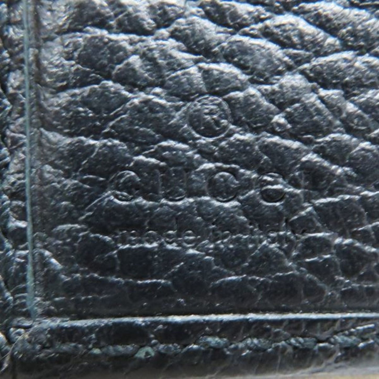 Luxury Gucci Petit Marmont leather tri-fold wallet ladies