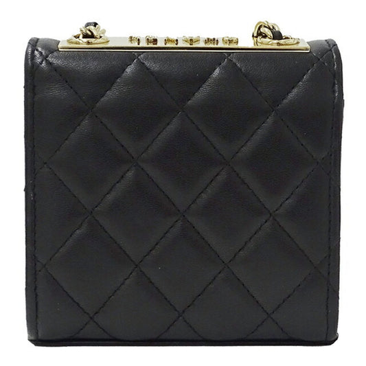 Luxury Chanel Bag Matelasse Women's Shoulder Lambskin Chain Black