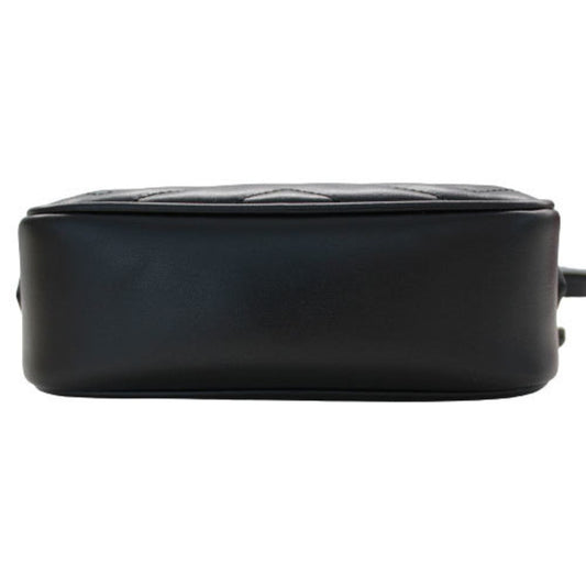 Luxury Gucci Bag Women's GG Marmont Shoulder Leather Black 634936 Quilting