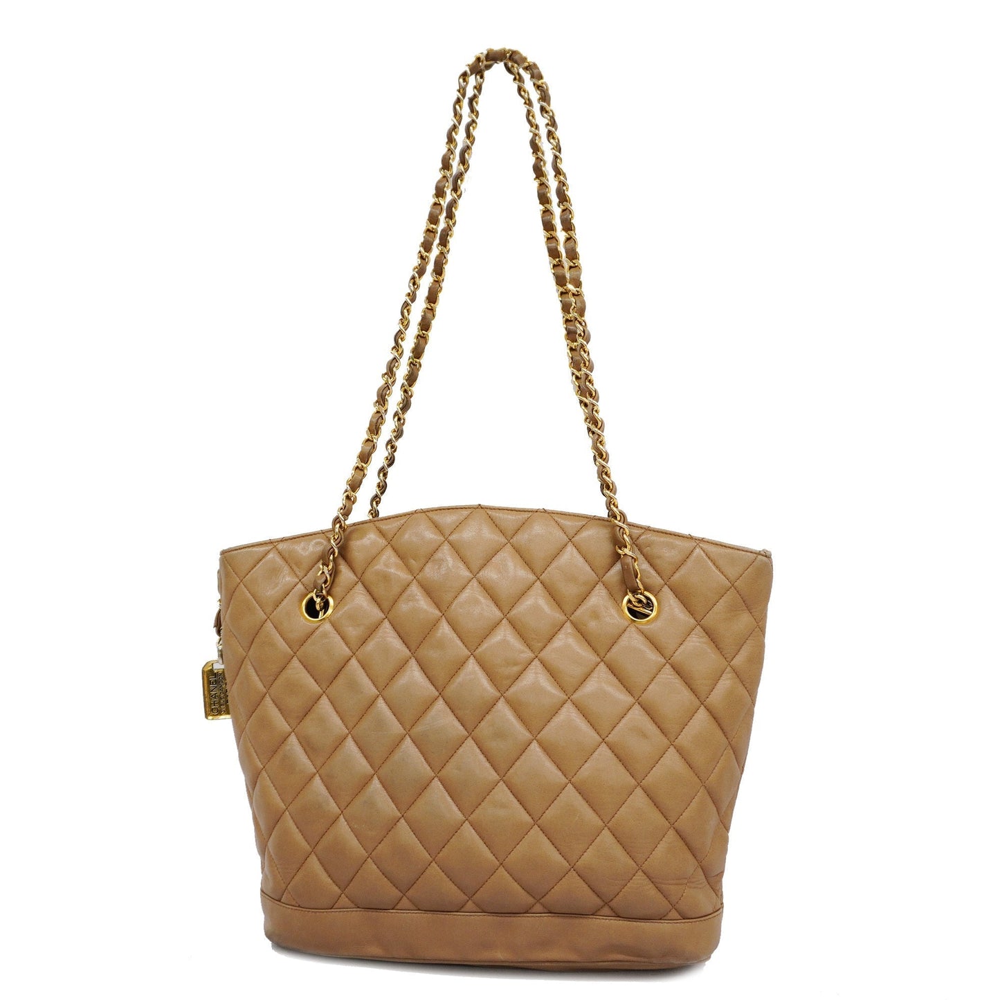 Luxury Chanel  Matelasse Chain Shoulder Lambskin Women's Leather Shoulder Bag Brown