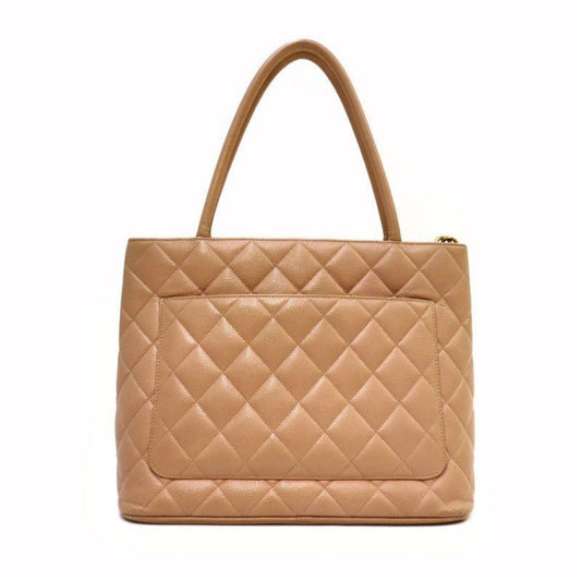 Luxury Chanel caviar skin reproduction tote handbag bag pink