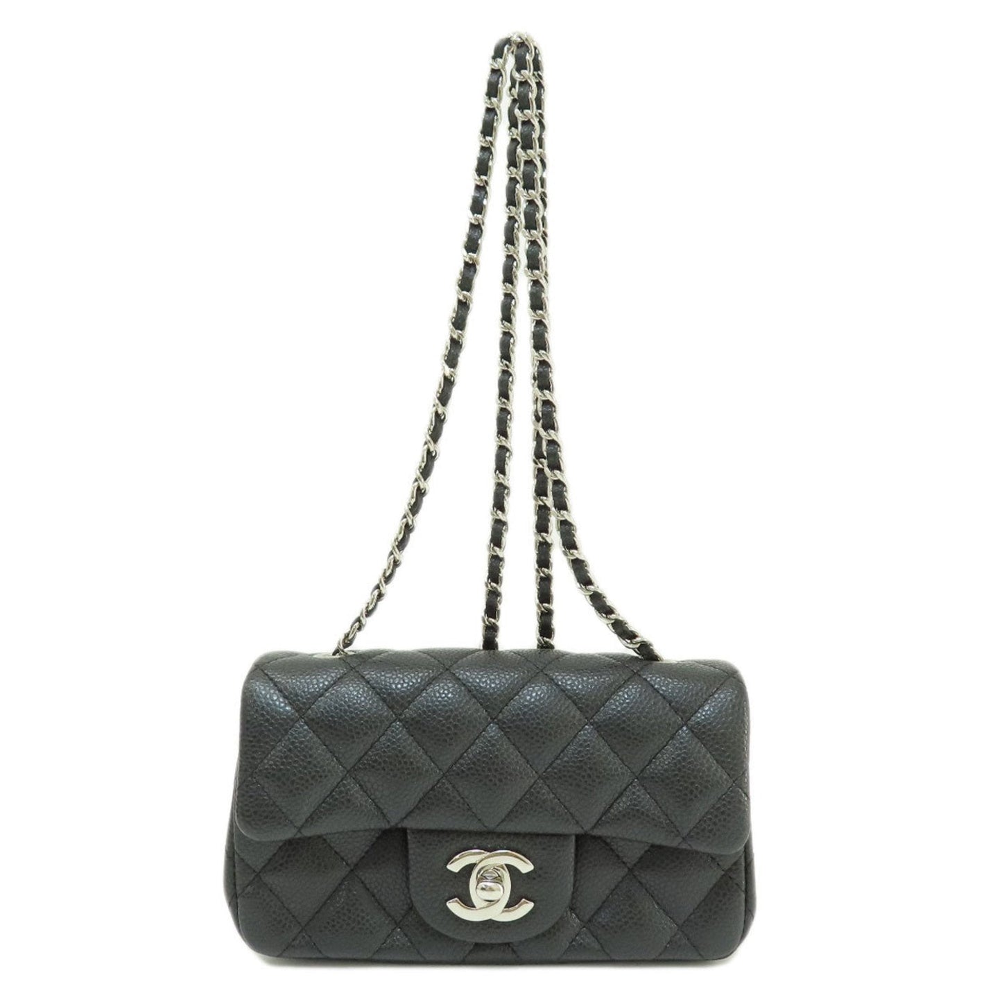 Luxury Chanel Chain Shoulder Matelasse Bag Caviar Skin Women's
