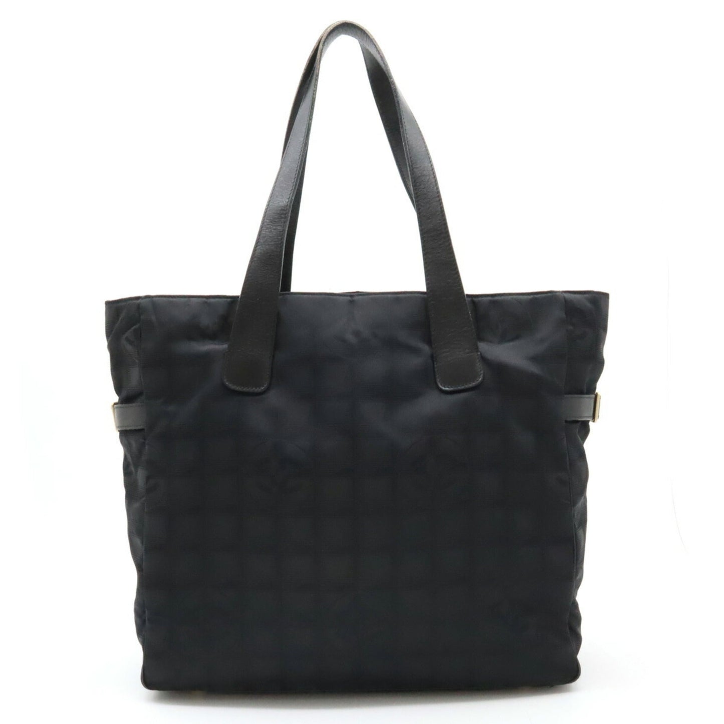 Luxury Chanel NEW Line New Tote GM Bag Shoulder Nylon Leather Black A15825