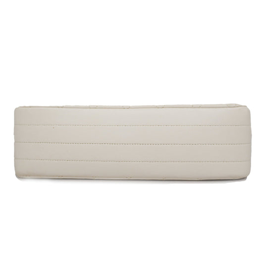 CHANEL  Matelasse Chain Shoulder Women's Leather Shoulder Bag White