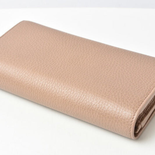 Luxury Gucci wallet Luxury Gucci long / 456116CAO0G5729 Petit Marmont Continental Beige Gold