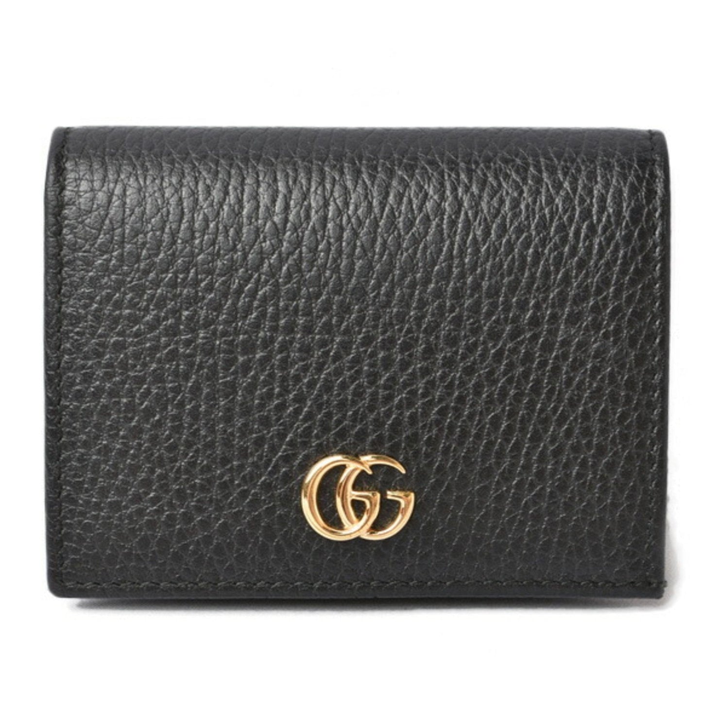 Luxury Gucci Wallet  Folding 456126 PETITE MARMONT Petit Marmont Black
