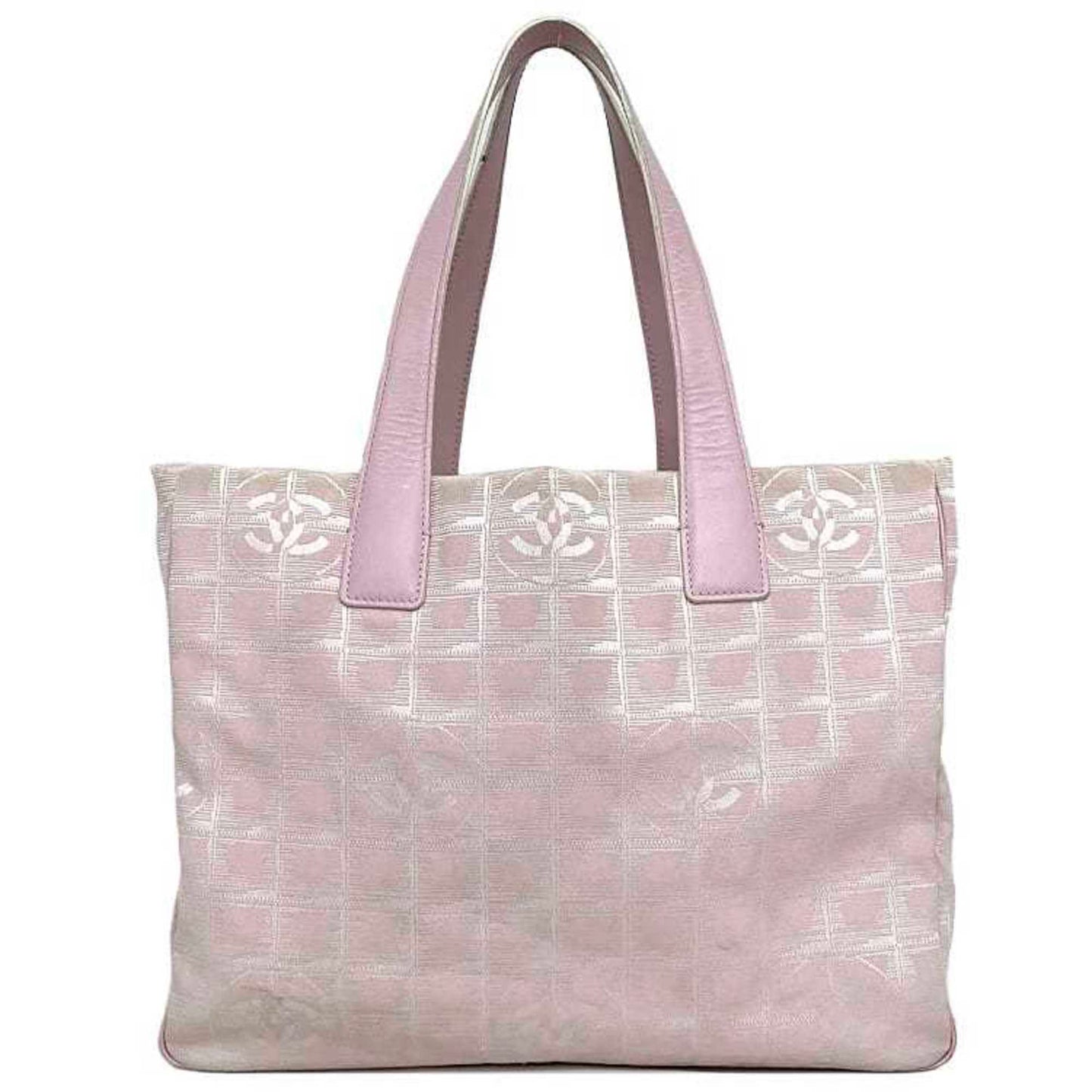 Luxury Chanel MM Pink New Line A15991 Nylon Leather 8216800  Coco Mark Tra Ladies