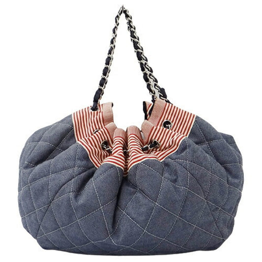 Luxury Chanel Bag Women's Tote Shoulder Chain Cococabus GM Blue Red