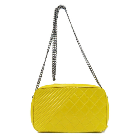 Luxury Chanel chain shoulder bag calf ladies