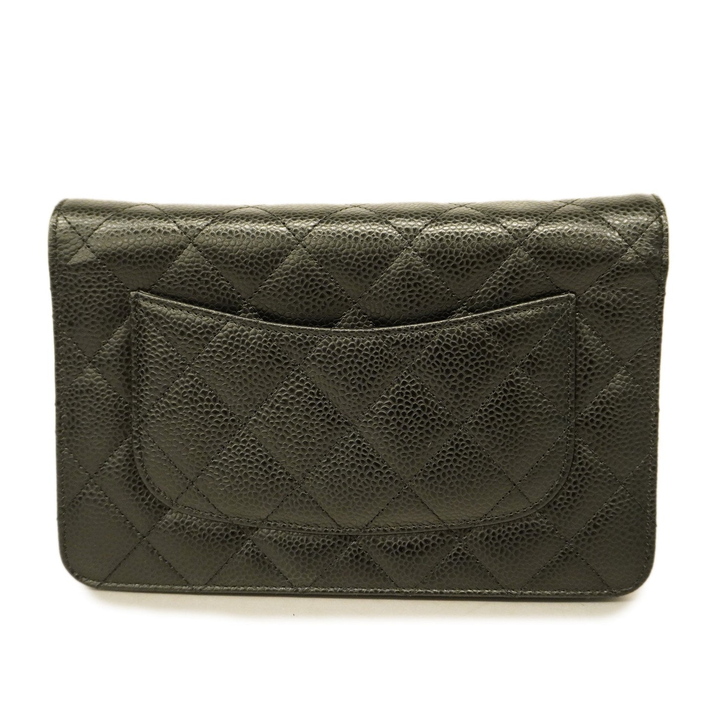 CHANEL  Matelasse Chain Shoulder Gold Hardware Caviar Leather Black
