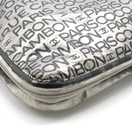 Luxury Chanel Unlimited Tote Bag Large Shoulder Nylon Silver 6113