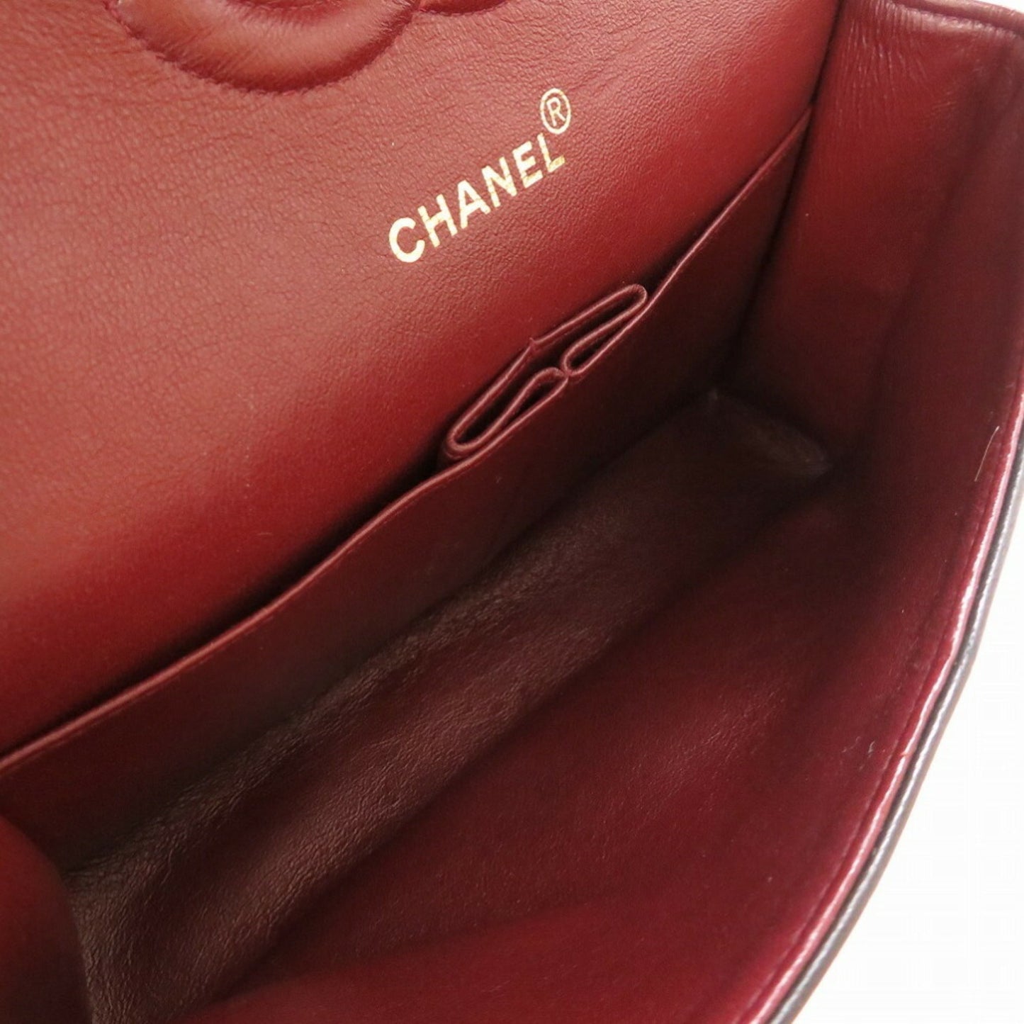 CHANEL Matelasse Lambskin Black Double Flap No.4 Gold Chain Shoulder Bag
