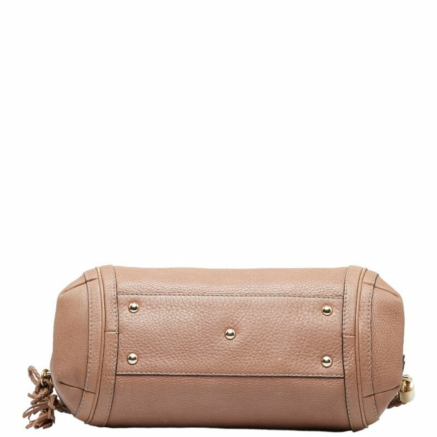 Luxury Gucci Bamboo Bella Handbag One Shoulder Bag 269949 Pink Beige Leather Women's