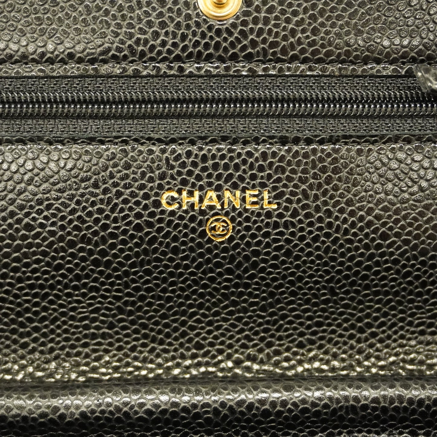 CHANEL  Matelasse Chain Shoulder Gold Hardware Caviar Leather Black