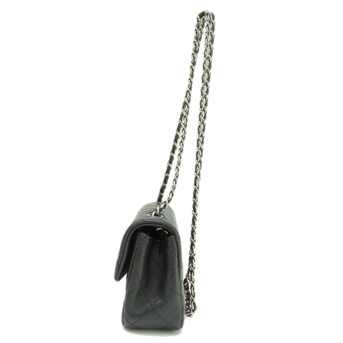 Luxury Chanel Chain Shoulder Matelasse Bag Caviar Skin Women's