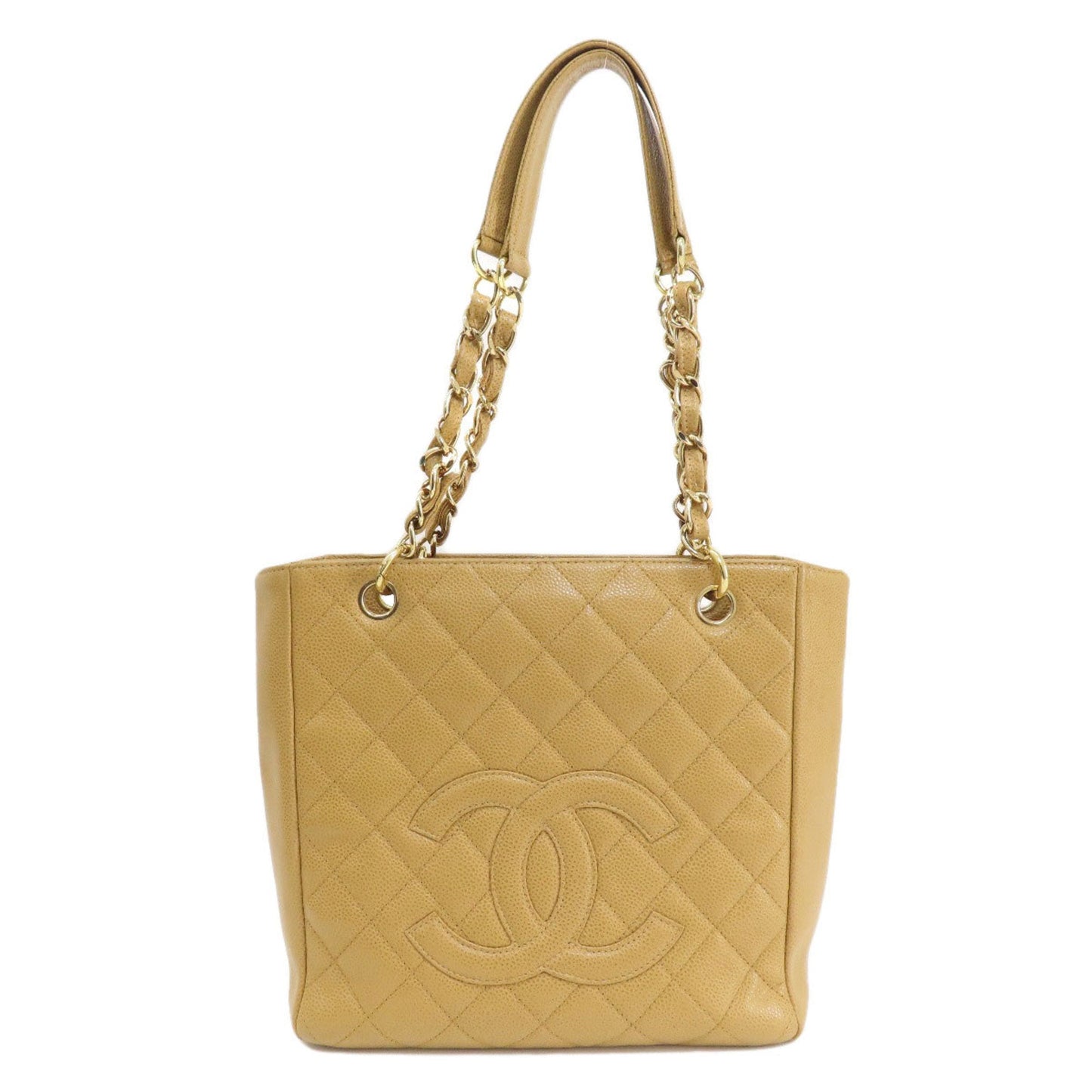 Luxury Chanel Chain Bag Matelasse Tote Caviar Skin Women's