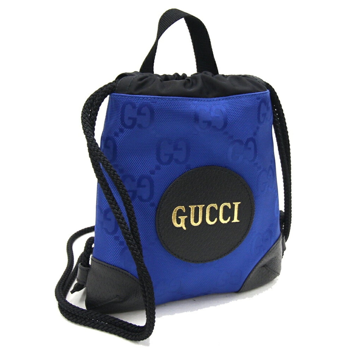 Luxury Gucci Trending 2025 Backpack Off the Grid 643887 Blue Black Nylon Leather Rucksack Unisex GG