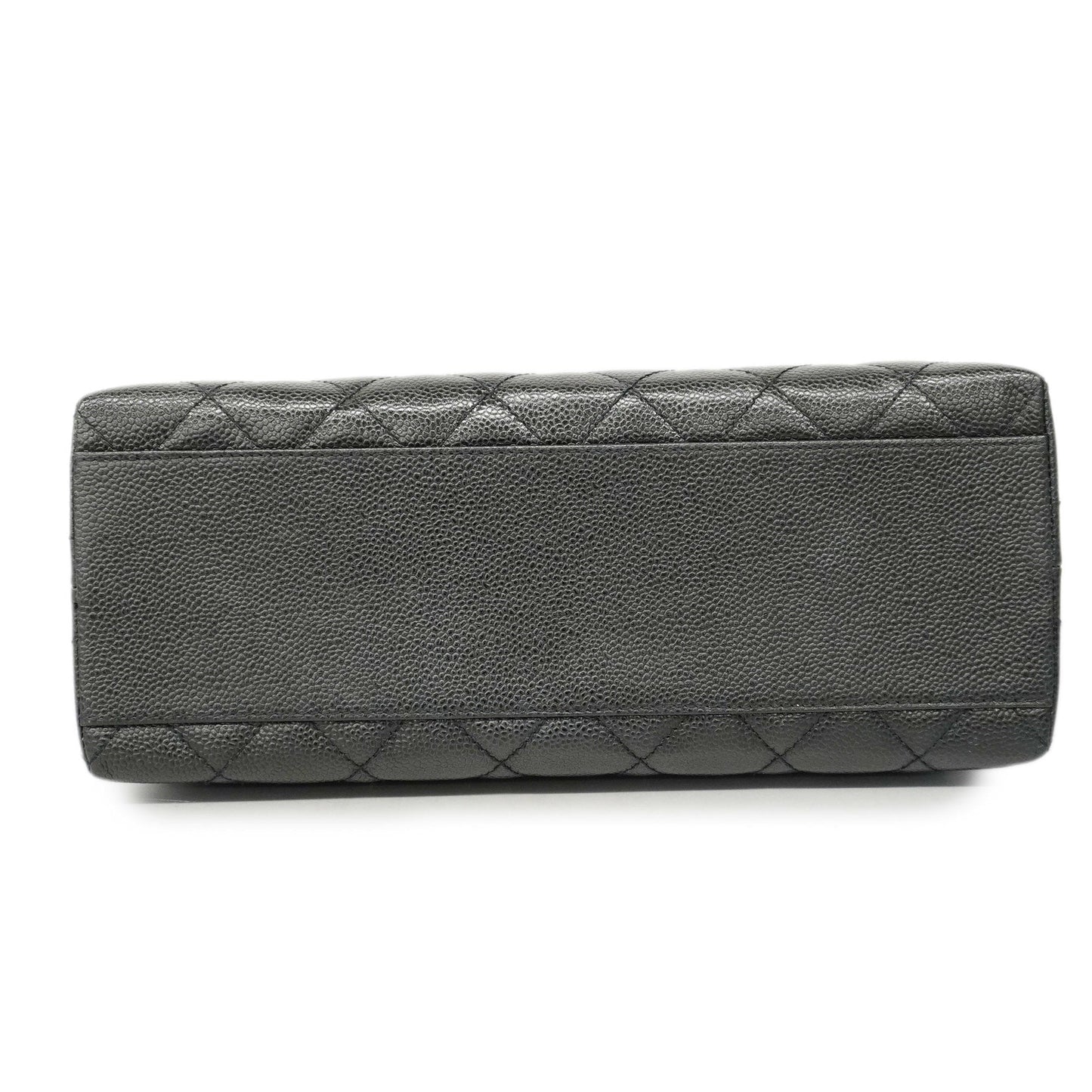 CHANEL[3ca0422]  handbag Matelasse caviar skin black gold metal