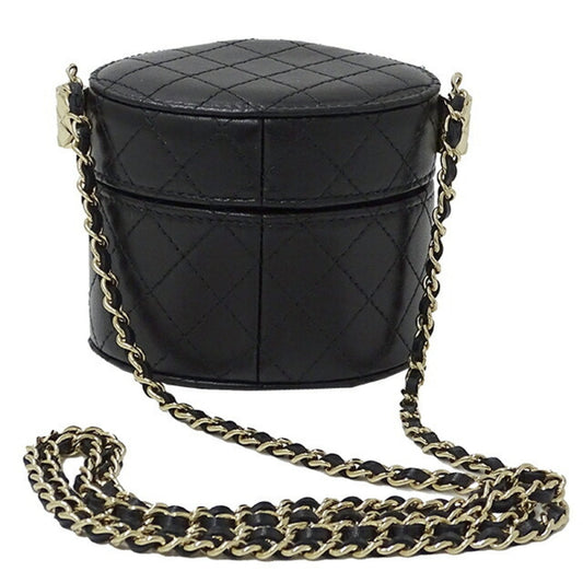 Luxury Chanel AP1616 / ― Women's Suede Shoulder Bag Black