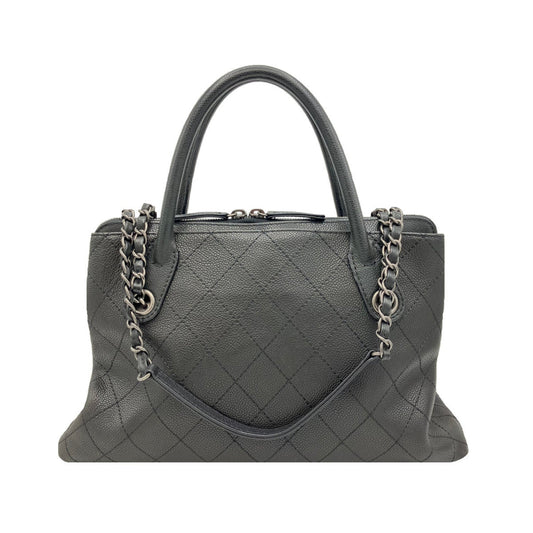 Luxury Chanel Wild Stitch Shoulder Bag Women's Men's Leather