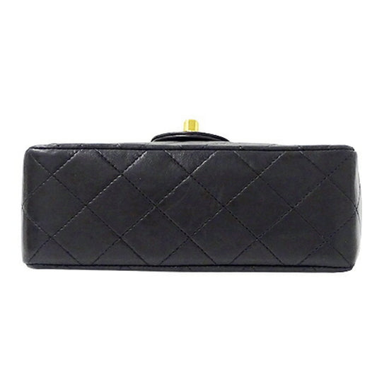 Luxury Chanel bag matelasse lady's shoulder chain lambskin black