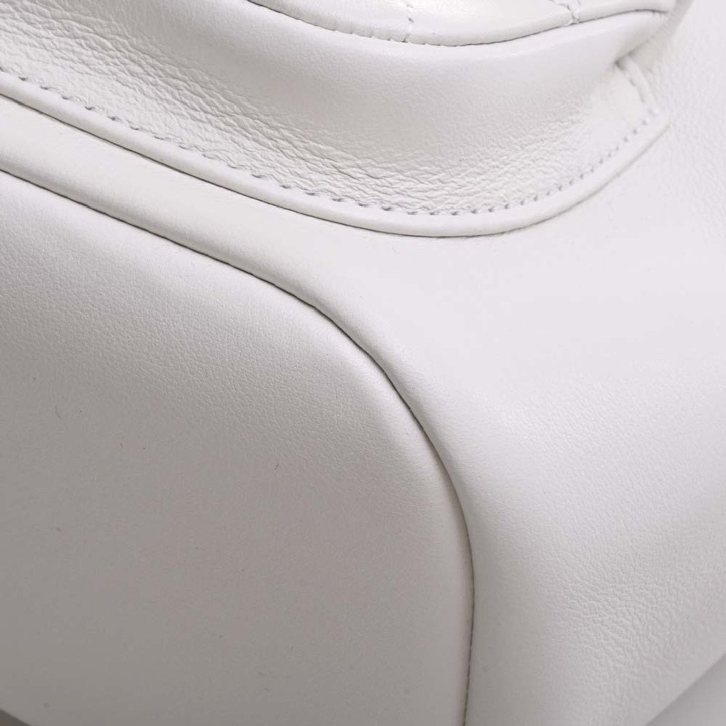Luxury Chanel Leather Matelasse Coco Mark Chain Rucksack Backpack AS2908 White Ladies