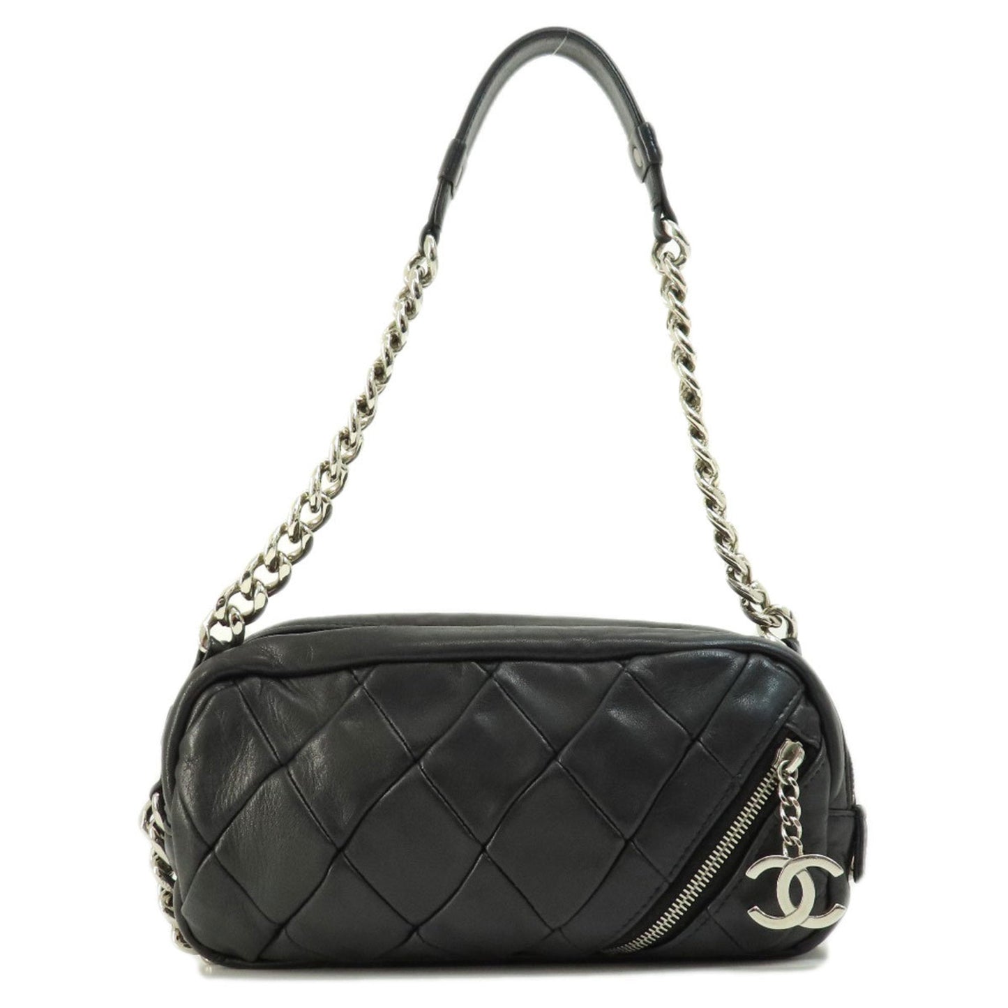 Luxury Chanel Matelasse Handbag Lambskin Women's