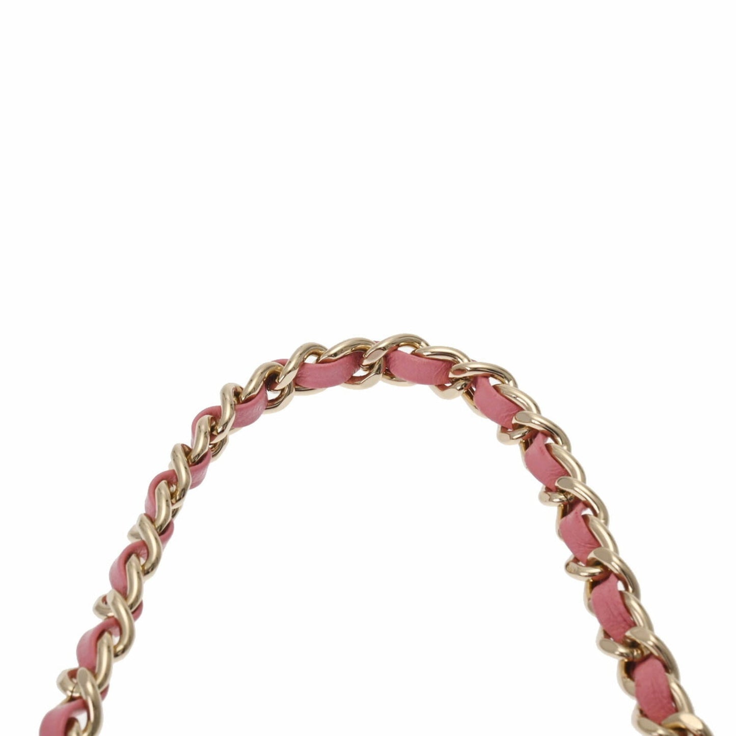 Luxury Chanel Chain Shoulder Pink Champagne AS2431 Women's Lambskin Bag