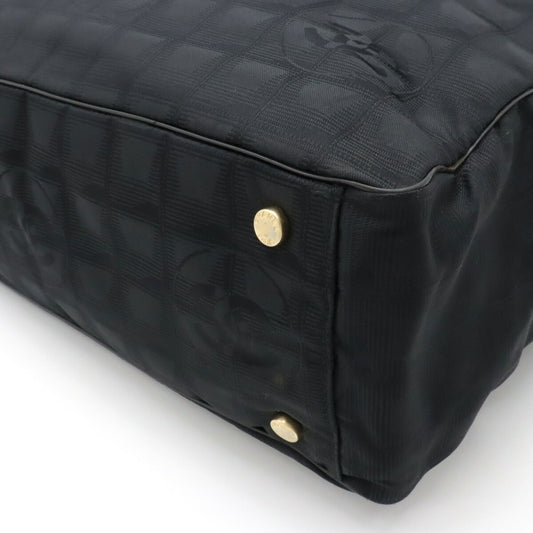 Luxury Chanel NEW Line New Tote GM Bag Shoulder Nylon Leather Black A15825