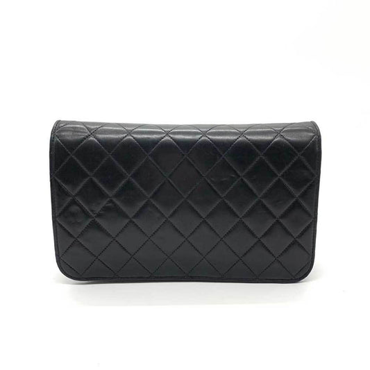 Luxury Chanel Bag Matelasse 23 Single Chain Shoulder Black Full Flap Push Lock Coco Mark Ladies Lambskin Leather A03568