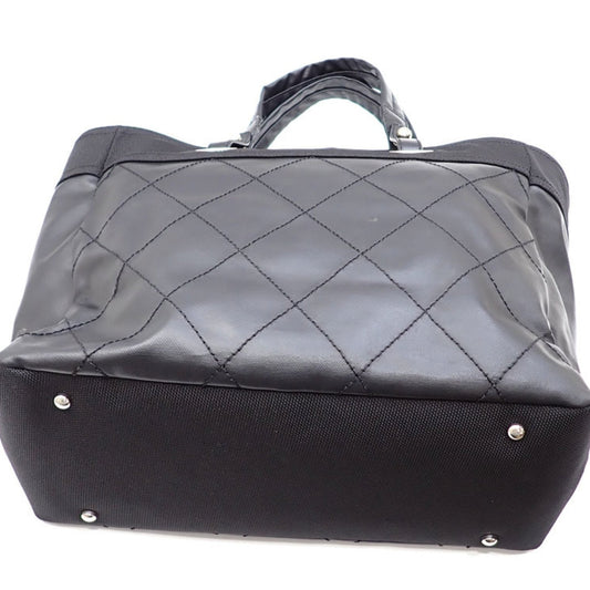 Luxury Chanel A34209 Women's Coated Canvas Tote Bag Black