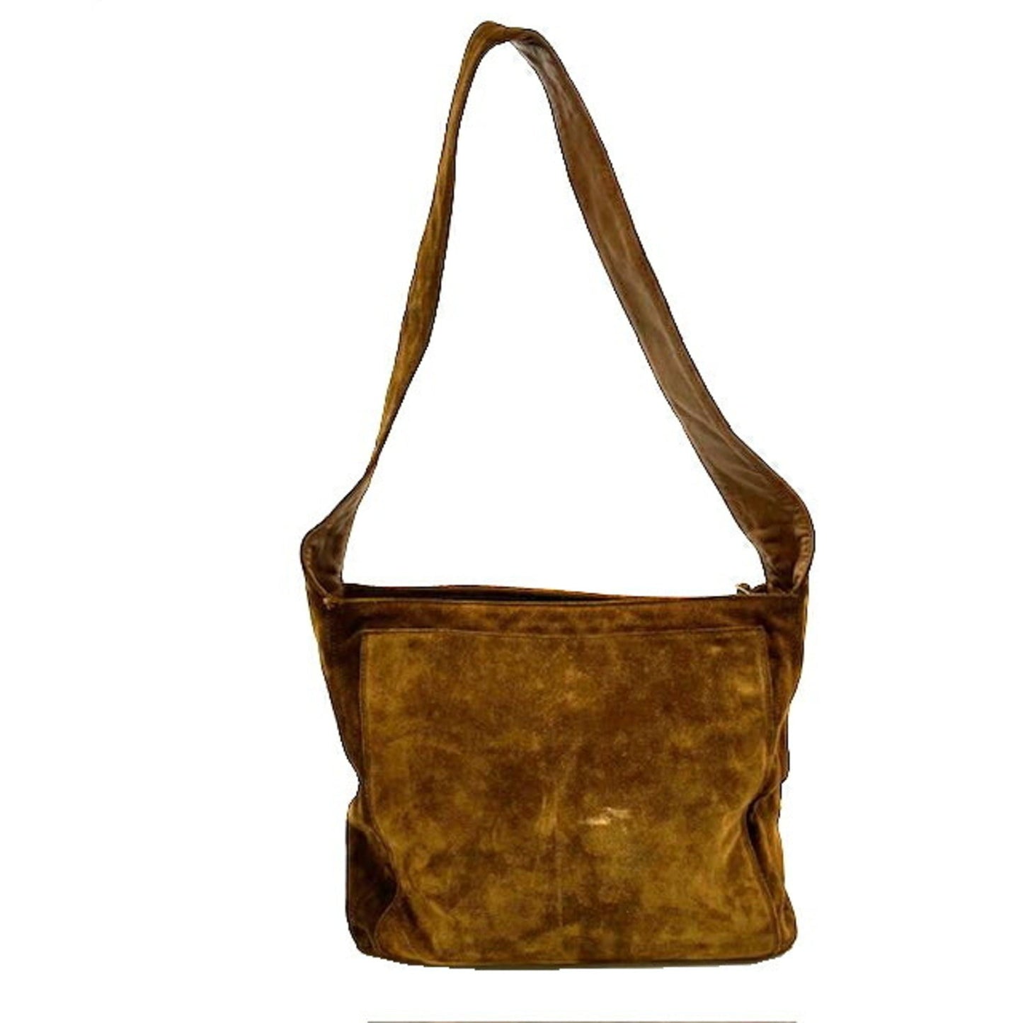 Luxury Chanel Shoulder bag suede brown one shoulder here mark