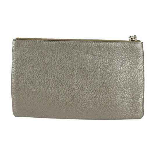 Luxury Gucci Bamboo Clutch Bag 376854 Leather Gold Series Second Pouch Tassel